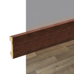 Zócalo de EPS Atrim Line 70 mm PVC Cacao Mate