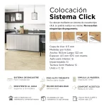 Piso Vinílico Kflooring AquaS Roble Claro 4.5 mm SPC Tránsito Comercial Intenso Click 2,63 m² - Imagen 5