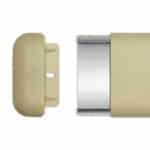 Terminal para Guardacamillas Atrim 100x24 mm PVC Beige