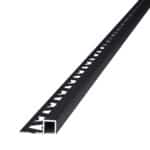 Guardacanto Quadra Stone Collection Atrim 10x10 mm Aluminio Níquel Oscuro Mate