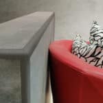 Guardacanto Bullnose Stone Collection Atrim 12 mm Aluminio Concreto - Imagen 2