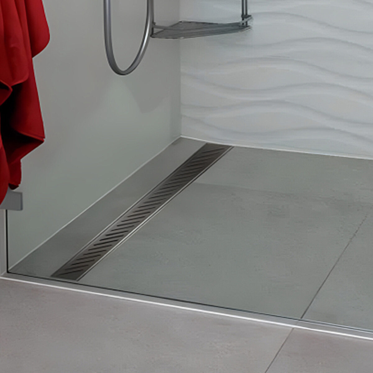 Desagüe Lineal Atrim Aqua Diagonal 70 cm Acero Inoxidable - Imagen 2