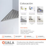 Desagüe Triangular Atrim Aqua Inca 25 cm Acero Inoxidable - Imagen 4