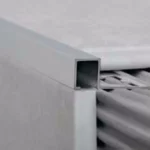 Guardacanto Quadra Atrim 12x8 mm Aluminio Cromo Mate - Imagen 2