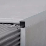 Guardacanto Quadra Atrim 12x10 mm Aluminio Cromo Mate - Imagen 4