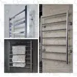 Toallero Eléctrico Atrim Cubic 60x70 cm Acero Inoxidable - Imagen 2