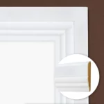 Contramarco moldurado Atenneas 7.5 cm MDF Prepintado Blanco - Imagen 4