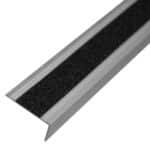 Ángulo Antideslizante 45x20 mm Aluminio Anodizado Plata Tira 2 m