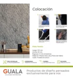 Piedra Flexible Natural 61x122 cm Gris Evora Piedrafina Pack x10 - Imagen 2