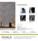 Piedra Flexible Mármol 61x122 cm Verde Selva Piedrafina Pack x10 - Imagen 2