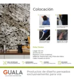 Piedra Flexible Traslúcida 61x122 cm Verde Mar Piedrafina Pack x10 - Imagen 2