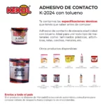 Adhesivo de Contacto Adhekol Kekol Lata 750 gr - Imagen 2