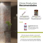 Piedra Flexible Natural 61x122 cm Oro Piedrafina Pack x10 - Imagen 3