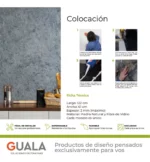 Piedra Flexible Natural 61x122 cm Verde Mar Piedrafina Pack x10 - Imagen 2