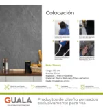 Piedra Flexible Natural 61x122 cm Negro Piedrafina Pack x10 - Imagen 2