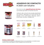 Adhesivo de Contacto Adhekol Kekol Lata 200 gr - Imagen 2