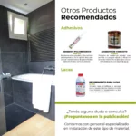 Piedra Flexible Natural 61x122 cm Verde Mar Piedrafina Pack x10 - Imagen 3