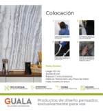 Piedra Flexible Mármol 61x122 cm Ártico Piedrafina Pack x10 - Imagen 2