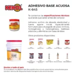 Adhesivo Acuoso para Piso Vinílico Adhekol Kekol Balde 10 kg - Imagen 2