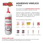 Adhesivo Vinílico para Carpintería Kekol Pomo 500 gr - Imagen 2