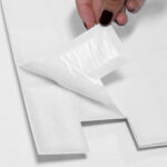 Frigg 30X30 cm PVC Ladrillo Blanco Mate - Imagen 5