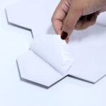 Frigg 30X30 cm PVC Hexágono Gris Mate - Imagen 5