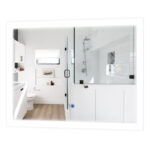 Espejo LED Rectangular Luz Fría 80x60 cm - Imagen 2