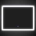 Espejo LED Rectangular Luz Fría 80x60 cm