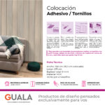 Revestimiento Muropanel Lifewall Nude MDF Cajú - Imagen 3