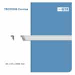 Moldura Decorativa 40x25 mm EPS Blanco Tira 2 m - Imagen 7