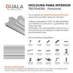 Moldura Funcional LED 74x136 mm EPS Blanco Tira 2 m - Imagen 5