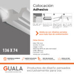 Moldura Funcional LED 74x136 mm EPS Blanco Tira 2 m - Imagen 6