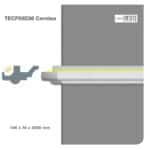 Moldura Funcional LED 74x148 mm EPS Blanco Tira 2 m - Imagen 8