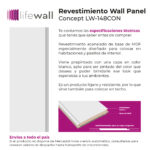 Revestimiento Wall Panel Lifewall Concept 148 MDF Blanco - Imagen 4