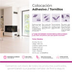 Revestimiento Wall Panel Lifewall Concept 148 MDF Blanco - Imagen 5