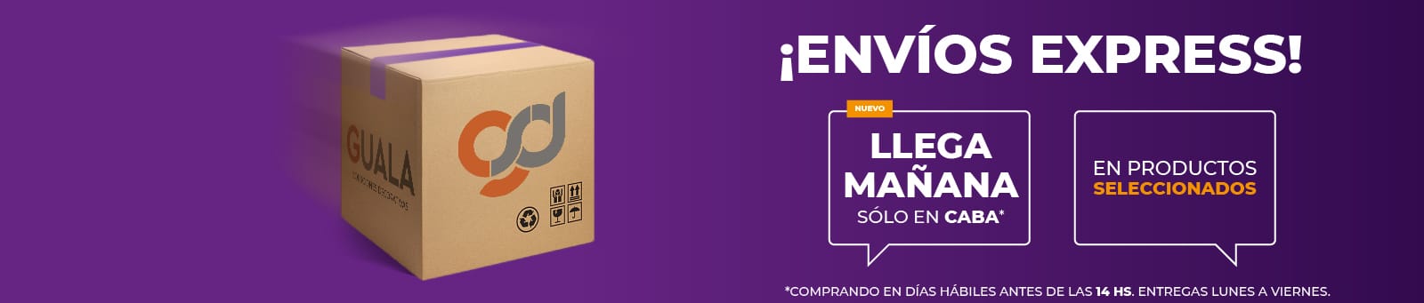 Envíos 24hs Guala