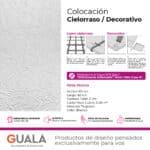 Placa Cielorraso Desmontable EPS París 60x60 cm Blanco - Imagen 5