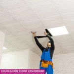 Placa Cielorraso Desmontable EPS Trébol 60x60 cm Blanco - Imagen 2