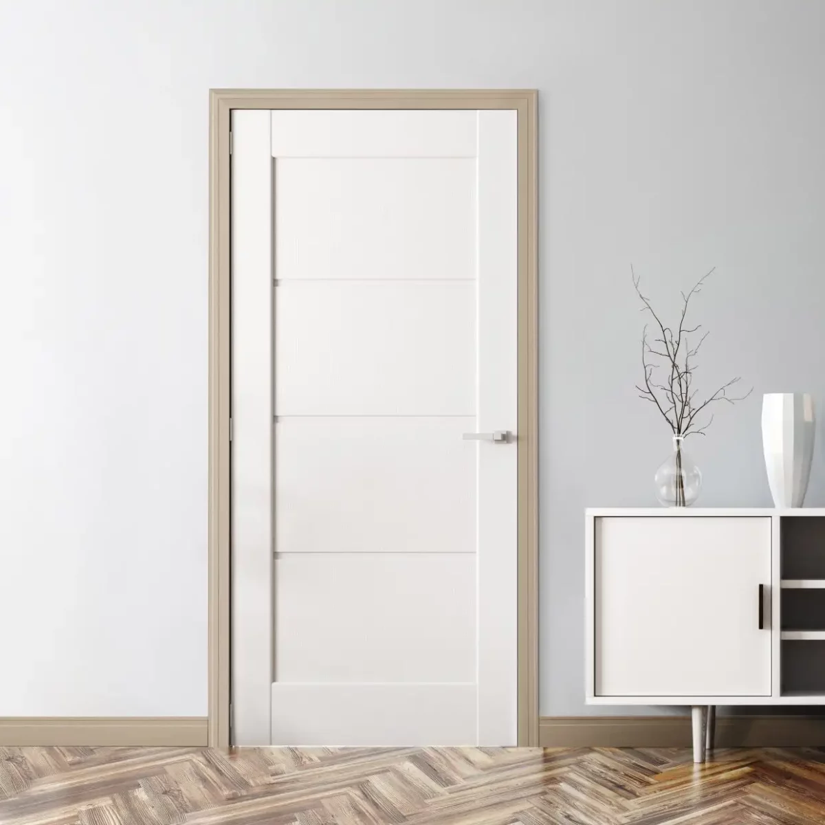 Zócalo de EPS Atrim Extra Line 100 mm PVC Visón Mate - Imagen 3