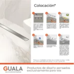 Desagüe Lineal Atrim Aqua Clásico 70 cm Acero Inoxidable Brillante - Imagen 8