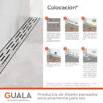 Desagüe Lineal Atrim Aqua Inca 70 cm Acero Inoxidable Brillante - Imagen 8