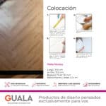 Revestimiento vinílico simil madera Roble Autoadhesivo Lifewall Wood SXP Listón 0.14m² - Imagen 7