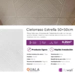Placa Cielorraso Telgopor Estrella 50x50 cm Blanco - Imagen 6