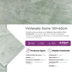 Vinilanato Decorativo Autoadhesivo 60x120 Placa de Mármol Stone - Imagen 5