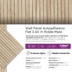 Revestimiento Autoadhesivo Wall Panel Flat Roble Mate 2.60m - Imagen 10