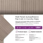 Revestimiento Autoadhesivo Wall Panel Flat Corcho Mate 2.60m - Imagen 10