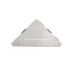 Estante Esquinero Triangular Lineal Atrim Embituble Esmerilado 21,5 cm