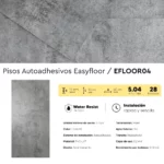 Piso Vinílico Autoadhesivo Easyfloor Concret 1.5 mm LVT Tránsito Residencial Frigg 5.04m² - Imagen 6