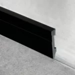 Zócalo Frigg Canal Negro EPS Antihumedad 8 cm