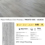 Piso Vinílico Click Frigg Prostep Acacia 5.5 mm SPC Virgen Tránsito Comercial Alto 2.02m² - Imagen 5
